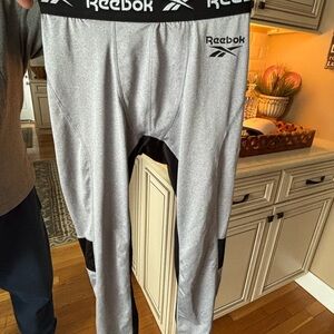 Reebok Gray Performance compression pants